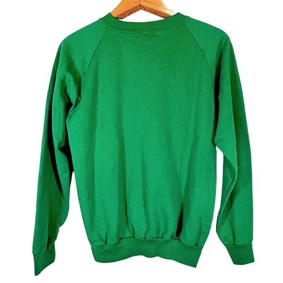 Vintage Garan NFL Eagles Sweatshirt Kelly Green 80s - Picture 6 of 13